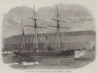 The Alexandra, lately exchequered by the British Government, at Liverpool